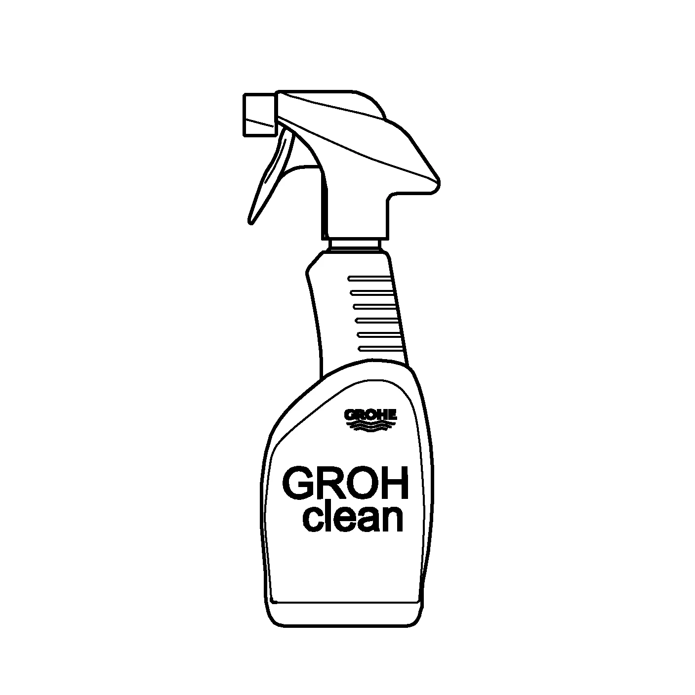 Grohe Armaturen und Badreiniger „GROHclean“ (0,5 Liter)