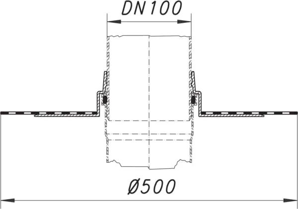 Rohrdurchführung DallBit, DN 100
