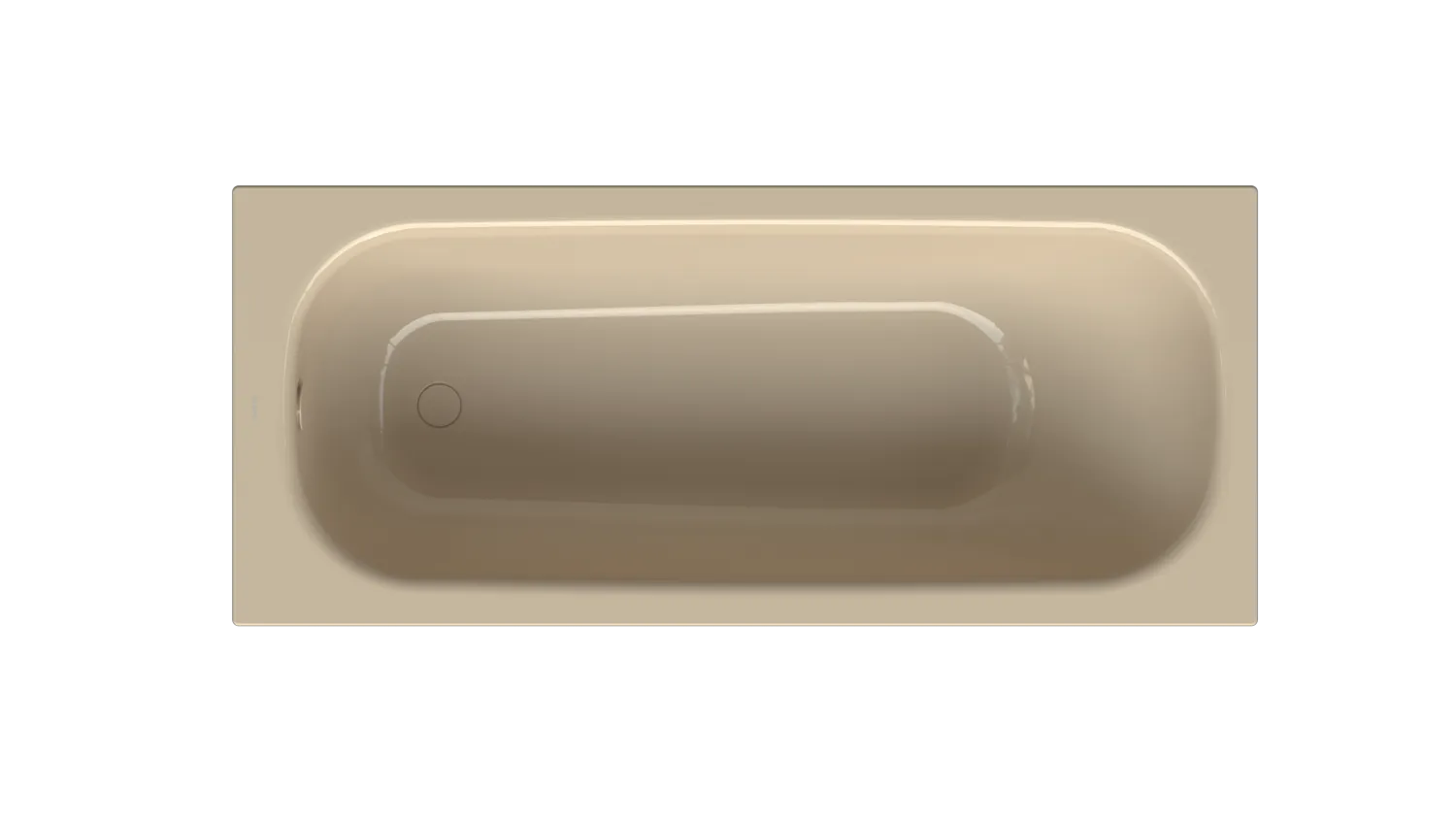 Bette BetteClassic Badewanne Rechteck 1700x730x450 mm beige 2 Griffbohrungen glasierter Titan-Stahl Einbau 1-Sitzer Bade-Duschkombination