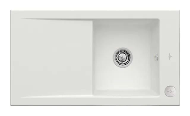 Villeroy & Boch Einbau-Küchenspülbecken „Timeline“ 50 900 × 510 × 220 mm in Steam Villeroy & Boch Einbau-Küchenspülbecken „Timeline“ 50 900 × 510 × 220 mm in Steam