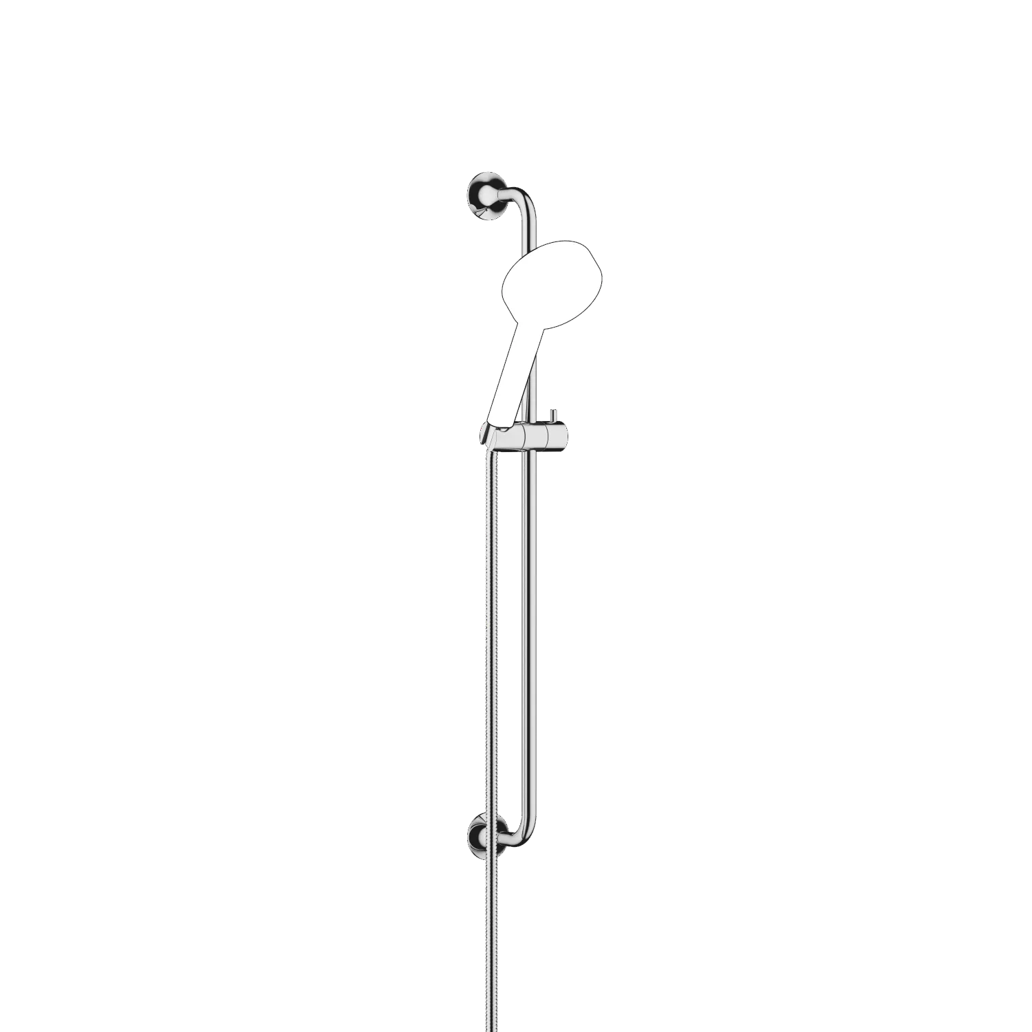 Duschgarnitur ohne Handbrause VAIA Chrom 26413809