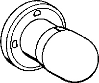 Hansa Hansajet Deckelteil für Umsteller Hansa 0287 Chrom, rund Hansa Hansajet Deckelteil für Umsteller Hansa 0287 Chrom, rund