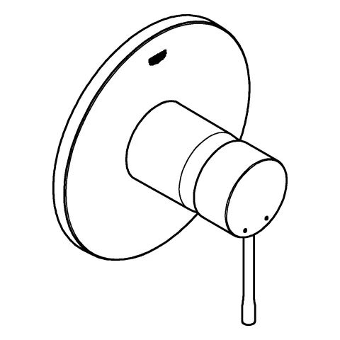 Grohe Essence Einhand-Brausebatterie Fertigmontageset für Grohe Rapido SmartBox, hard graphite gebürstet Grohe Essence Einhand-Brausebatterie Fertigmontageset für Grohe Rapido SmartBox, hard graphite gebürstet