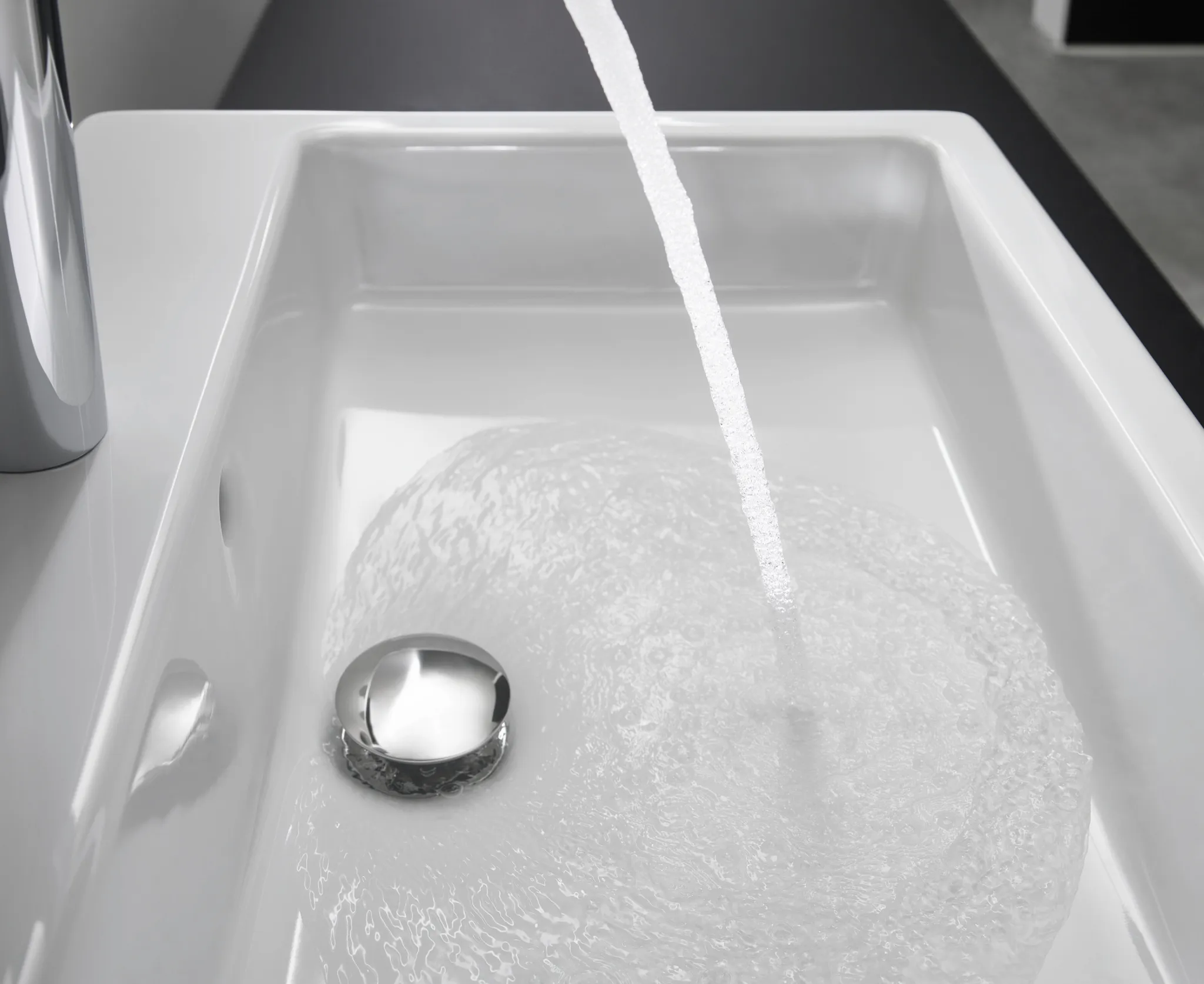 Waschtischmischer Logis 70 mit Push-Open Ablaufgarnitur chrom Waschtischmischer Logis 70 mit Push-Open Ablaufgarnitur chrom