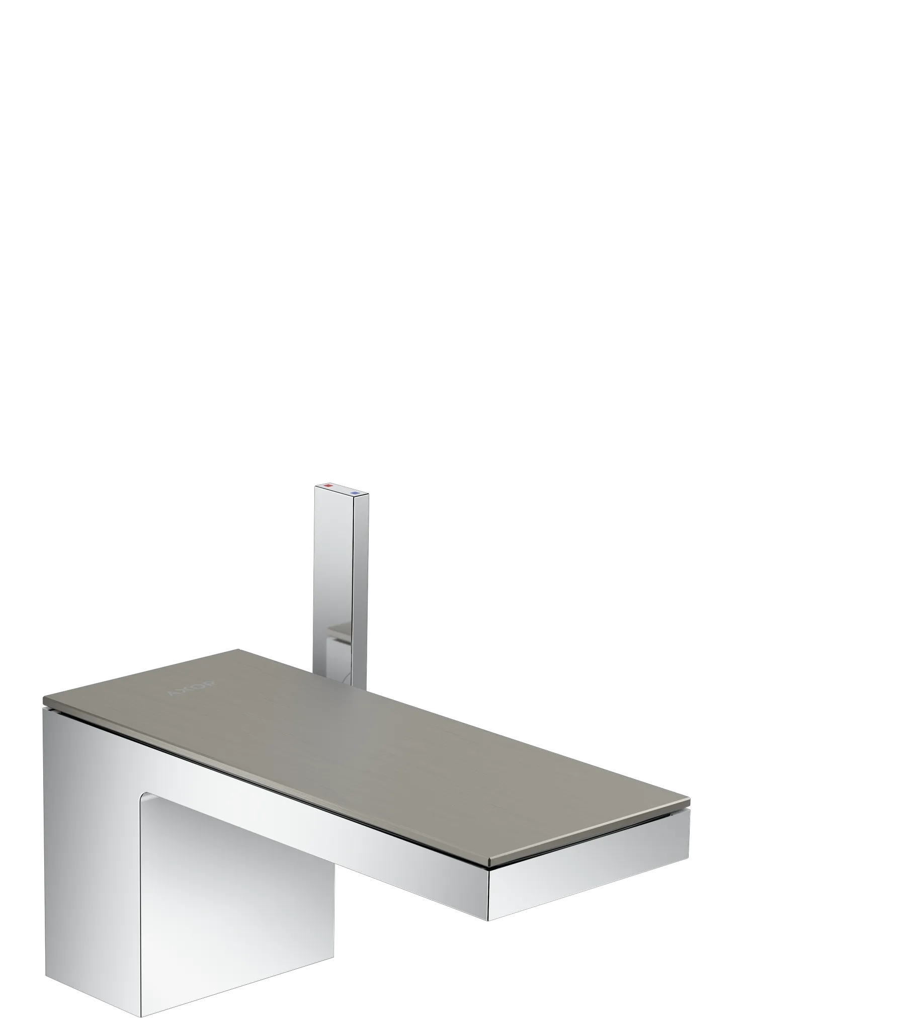 Hansgrohe AXOR MyEdition Einhebel-Waschtischmischer 70 mit Push-Open Ablaufgarnitur ohne Platte, Chrom Hansgrohe AXOR MyEdition Einhebel-Waschtischmischer 70 mit Push-Open Ablaufgarnitur ohne Platte, Chrom