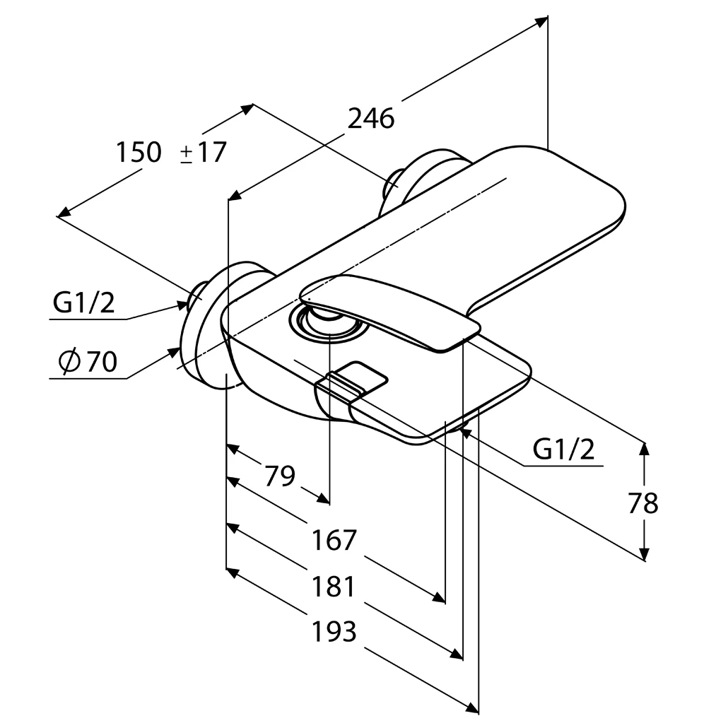 BALANCE Wannenfüll. und Brause EHM schwarzmatt/chrom BALANCE Wannenfüll. und Brause EHM schwarzmatt/chrom