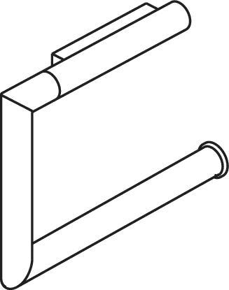 HEWI Toilettenpapierhalter „System 162“ in Befestigung verdeckt HEWI Toilettenpapierhalter „System 162“ in Befestigung verdeckt