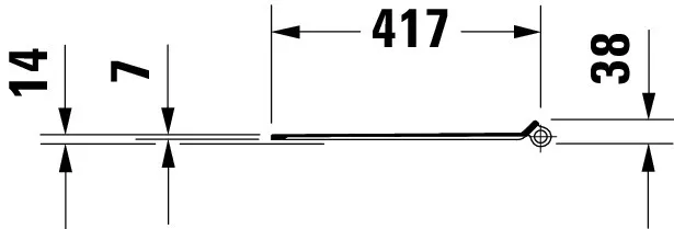 Duravit WC-Sitz „DuraStyle“ 35,9 × 42,3 × 4,3 cm Duravit WC-Sitz „DuraStyle“ 35,9 × 42,3 × 4,3 cm