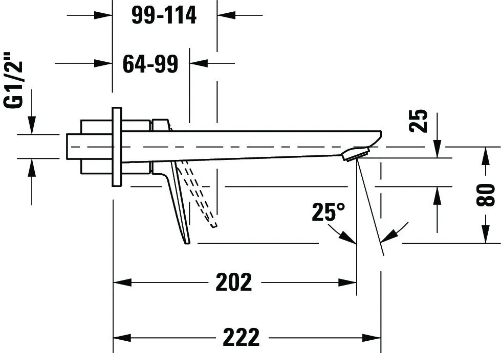 Wave 1Heb.-Wtmi. Brz Gebürstet 167x65 Ausla.: 202 Strhlfo. EC