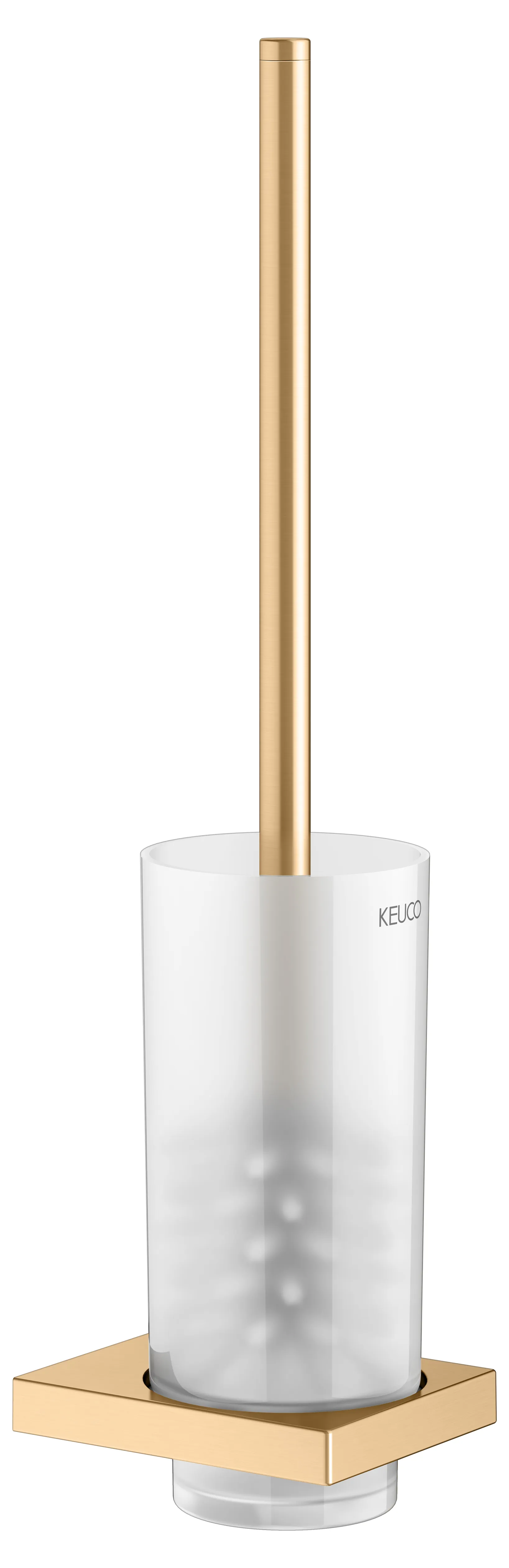 KEUCO EDITION 11 Toilettenbürstengarnitur mit Echtkristall-Einsatz Messing gebürstet KEUCO EDITION 11 Toilettenbürstengarnitur mit Echtkristall-Einsatz Messing gebürstet