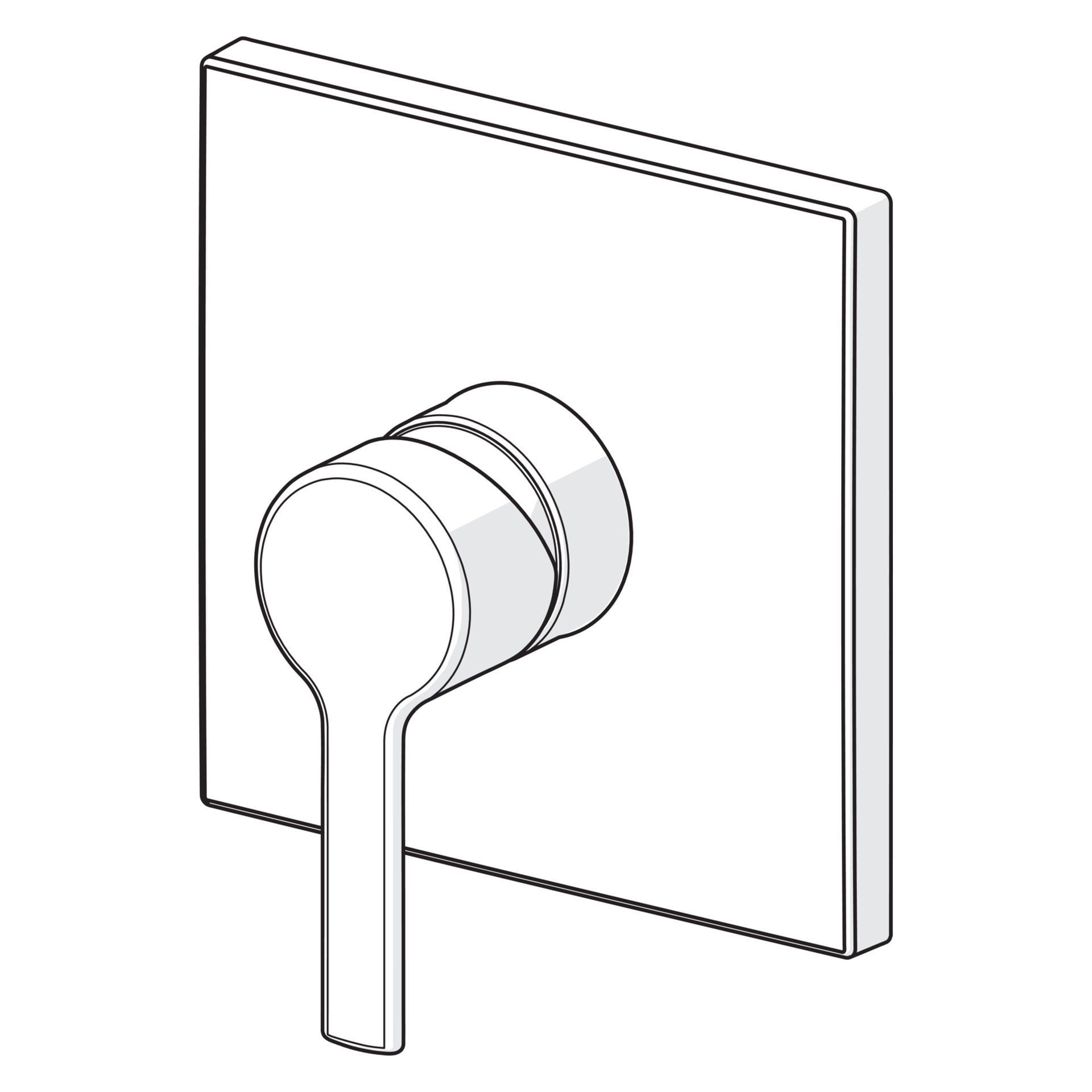 Einhebelmischer Fertigmontageset für Brausebatterie RONDA 8386 Rosette eckig Chrom Einhebelmischer Fertigmontageset für Brausebatterie RONDA 8386 Rosette eckig Chrom