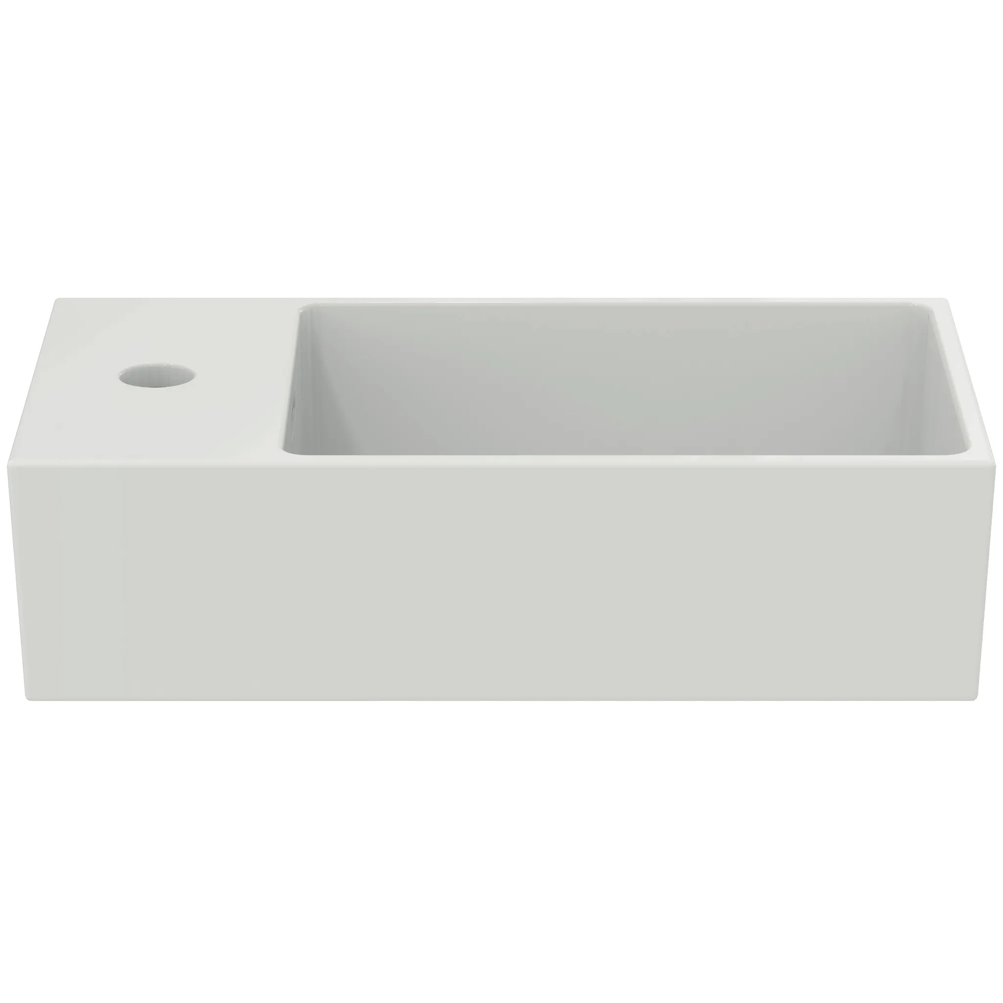 Ideal Standard Handwaschbecken Extra, 1 Hahnloch links, Weißen Alpin mit IdealPlus, 450x250x150 mm Ideal Standard Handwaschbecken Extra, 1 Hahnloch links, Weißen Alpin mit IdealPlus, 450x250x150 mm