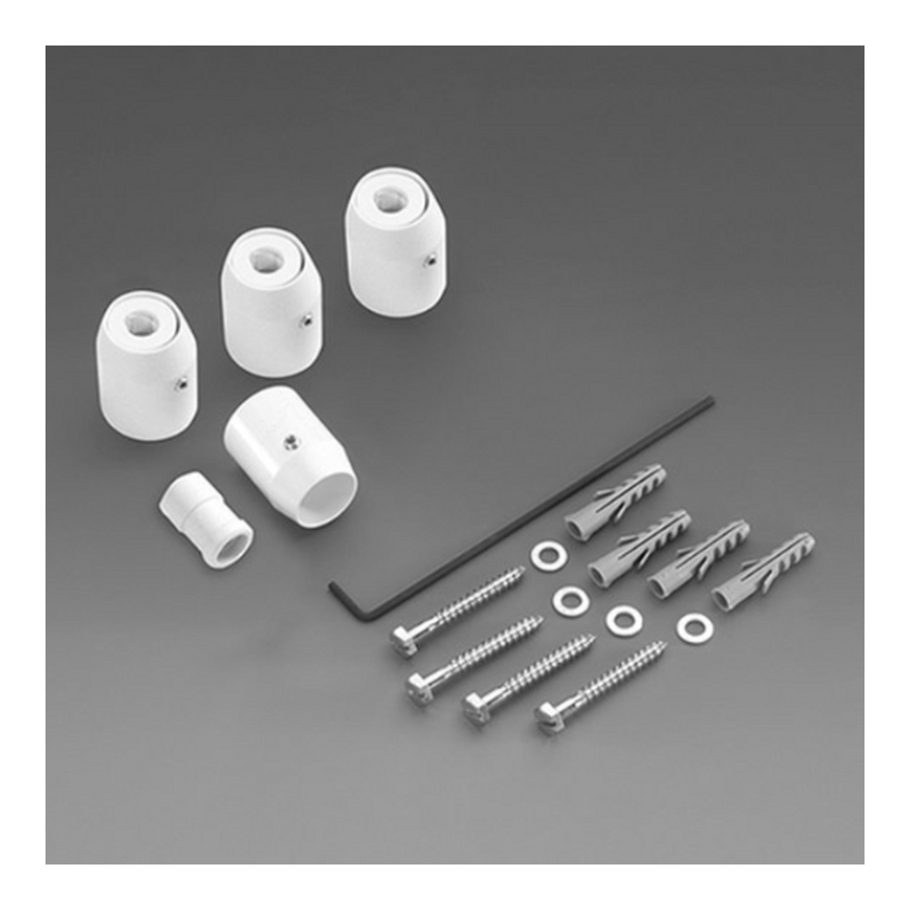 Zehnder Montageset für Elektroheizkörper „Metropolitan“ in weiß Zehnder Montageset für Elektroheizkörper „Metropolitan“ in weiß