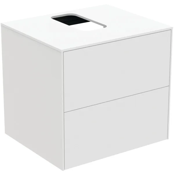 Ideal Standard Waschtischunterschrank Conca, 2 Auszüge, Weiß Ideal Standard Waschtischunterschrank Conca, 2 Auszüge, Weiß