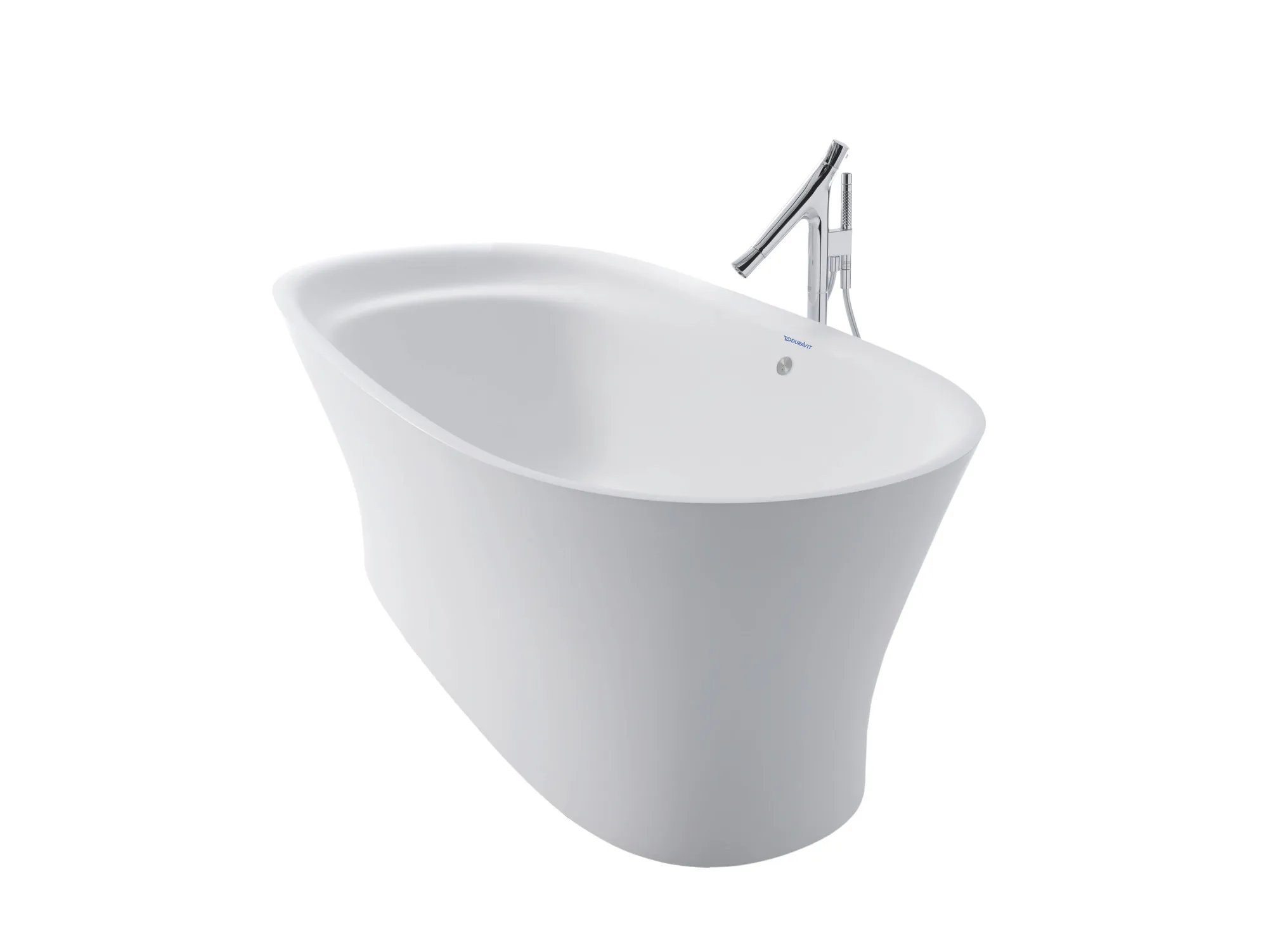 Duravit Badewanne „Cape Cod“ freistehend oval 185,5 × 88,5 cm