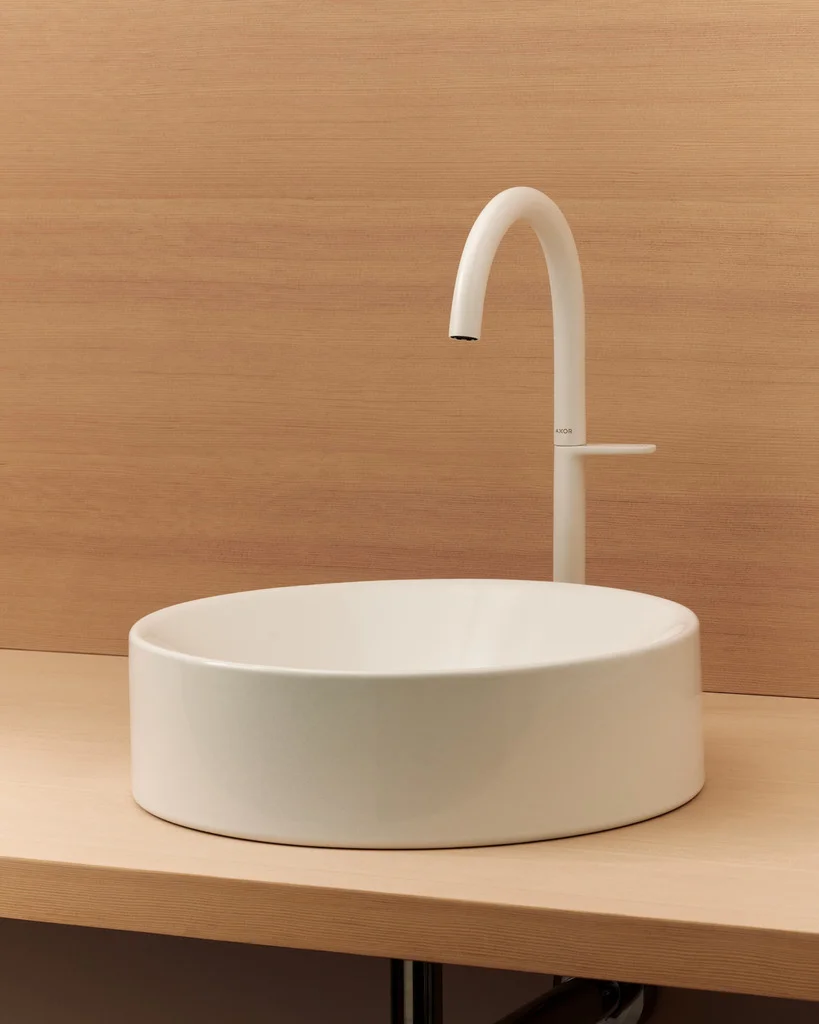 Hansgrohe AXOR MyEdition Platte 200 mm, Amerikanischer Nussbaum, abnehmbar