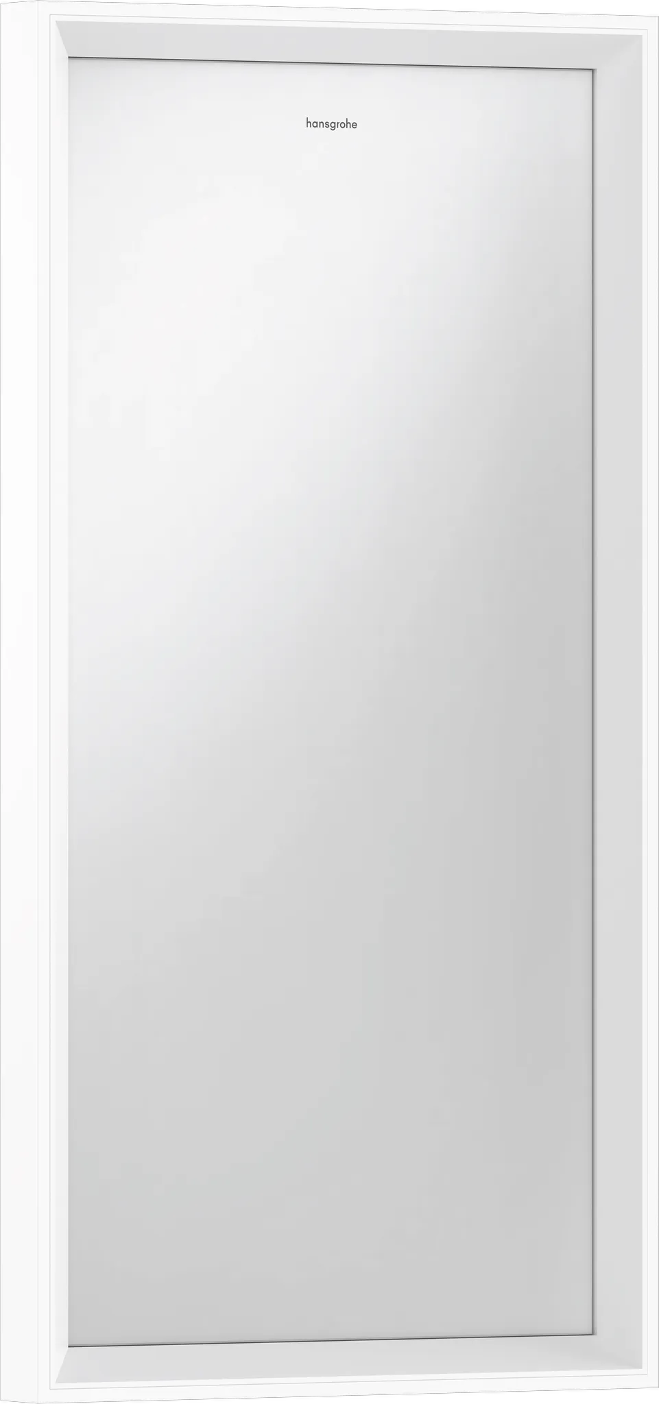 Hansgrohe Xarita E Spiegel mit LED-Beleuchtung, Mattweiß Hansgrohe Xarita E Spiegel mit LED-Beleuchtung, Mattweiß