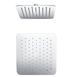 Kopfbrause AqvaGreen - quadratisch - 200 × 200 mm - sichtbare Höhe 2,4 mm - "easy-clean" - 1/2″ IG - Kugelgelenk, 45° schwenkbar - 9,3 L/min bei 3 bar - Edelstahl, hochglanzpoliert Kopfbrause AqvaGreen - quadratisch - 200 × 200 mm - sichtbare Höhe 2,4 mm - "easy-clean" - 1/2″ IG - Kugelgelenk, 45° schwenkbar - 9,3 L/min bei 3 bar - Edelstahl, hochglanzpoliert