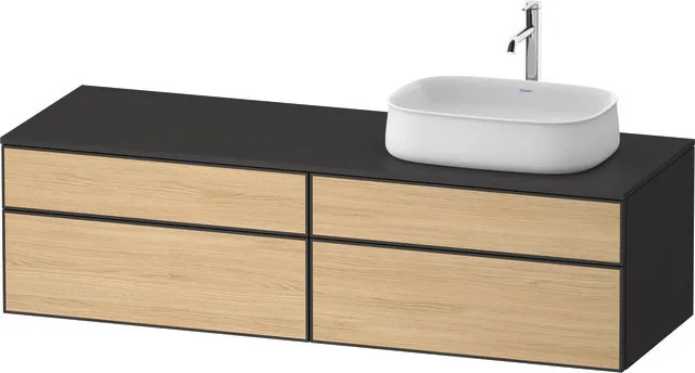 Duravit Waschtischunterschrank wandhängend „Zencha“ 160 × 44,2 × 55 cm