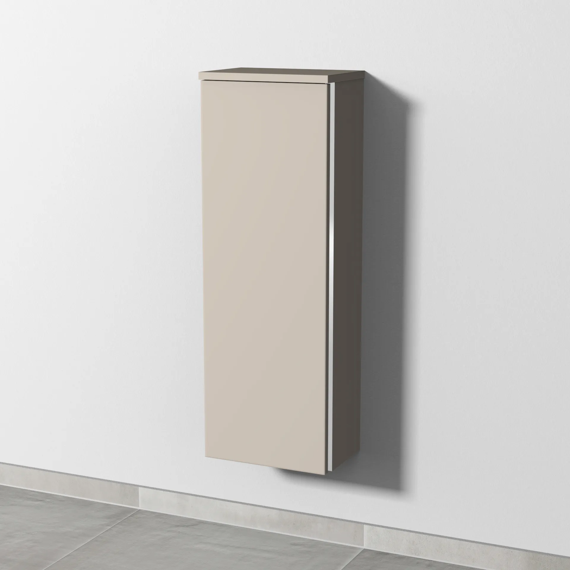 Sanipa Mittelschrank „3way“ 300 × 850 × 199 mm Anschlag links, in Kaschmir (matt), Anschlag links