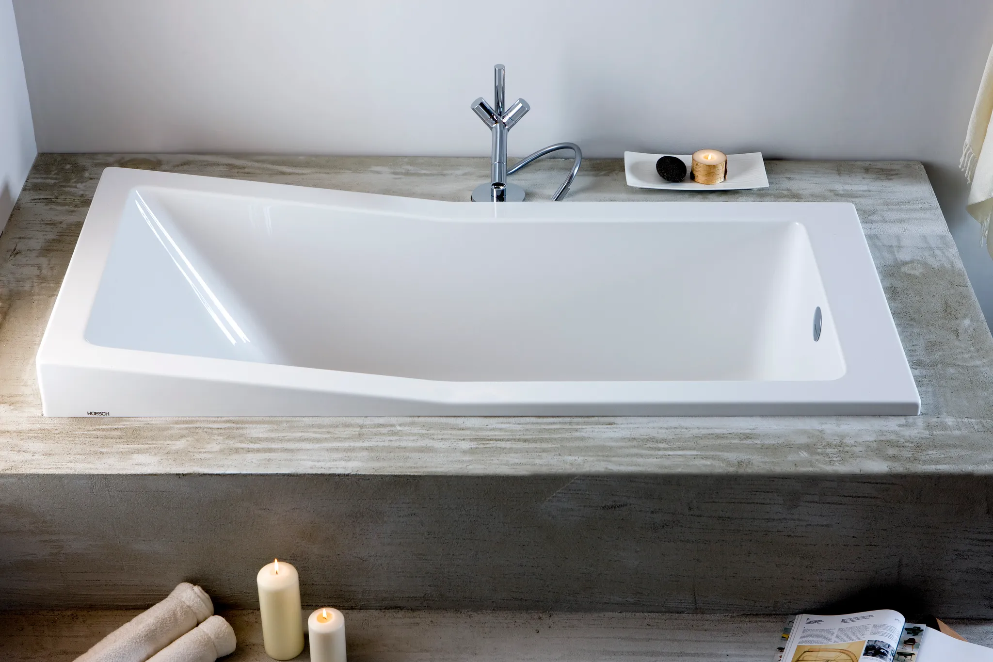 Hoesch Badewanne „Foster“ rechteck 170 × 75 cm in Weiß Größe: 170 × 75 cm Hoesch Badewanne „Foster“ rechteck 170 × 75 cm in Weiß Größe: 170 × 75 cm