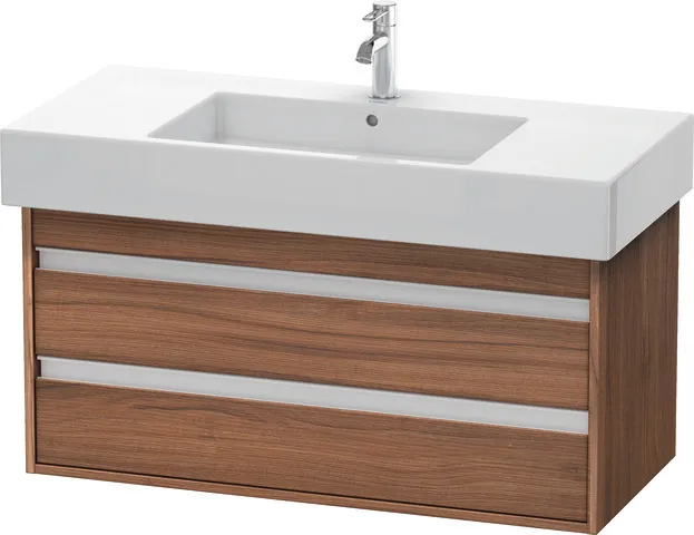 Duravit Waschtischunterschrank wandhängend „Ketho“ 100 × 48 × 45,5 cm Nussbaum Natur Duravit Waschtischunterschrank wandhängend „Ketho“ 100 × 48 × 45,5 cm Nussbaum Natur
