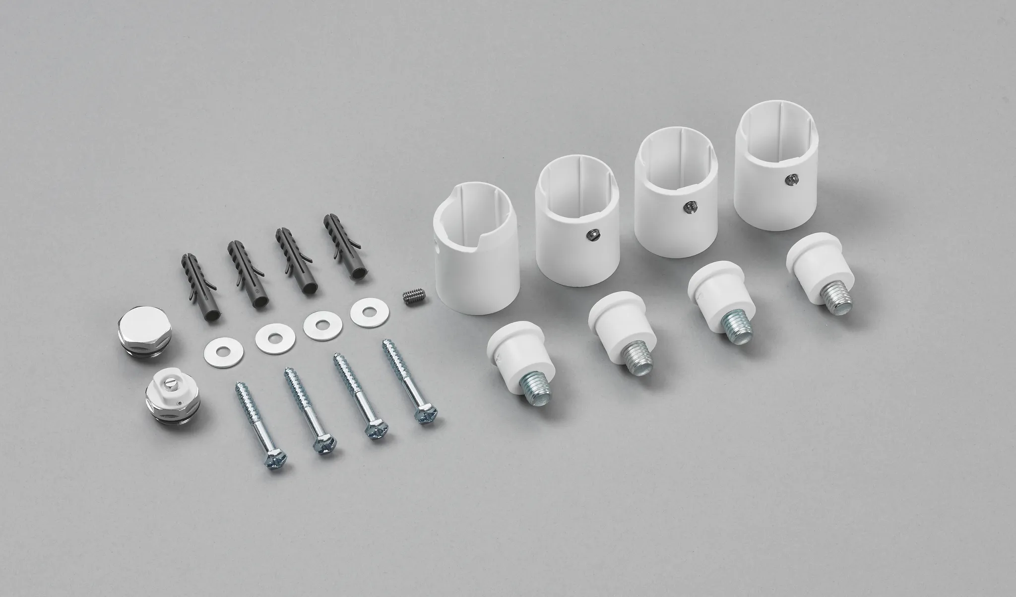 Zehnder Montageset für „Forma Spa“ doppellagig in Sonderlackierung Zehnder Montageset für „Forma Spa“ doppellagig in Sonderlackierung