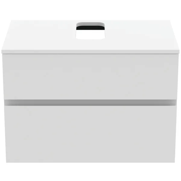 Ideal Standard Waschtischunterschrank „Finesse“ 80,2 × 55,8 × 50,5 cm Weiß matt lackiert