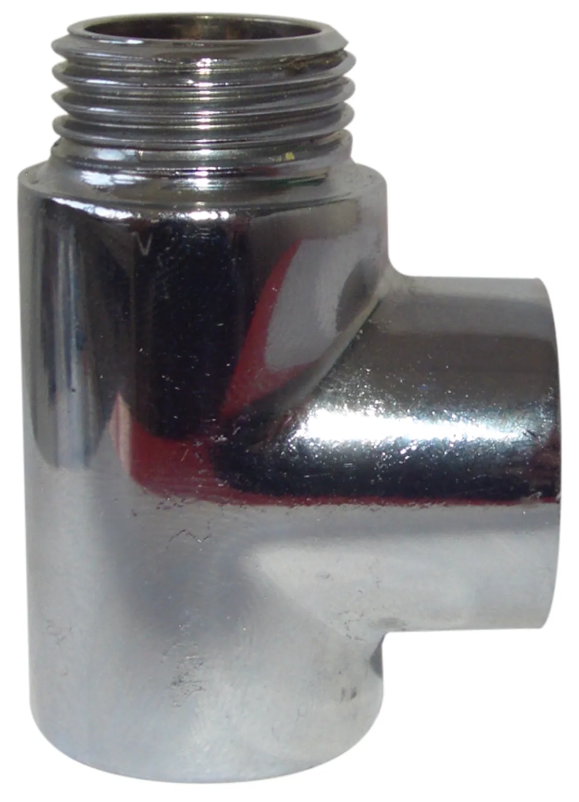 Spezial-T-Stück 1/2 i/a, Di =16 mm, Weiß 9016 für Vormontage