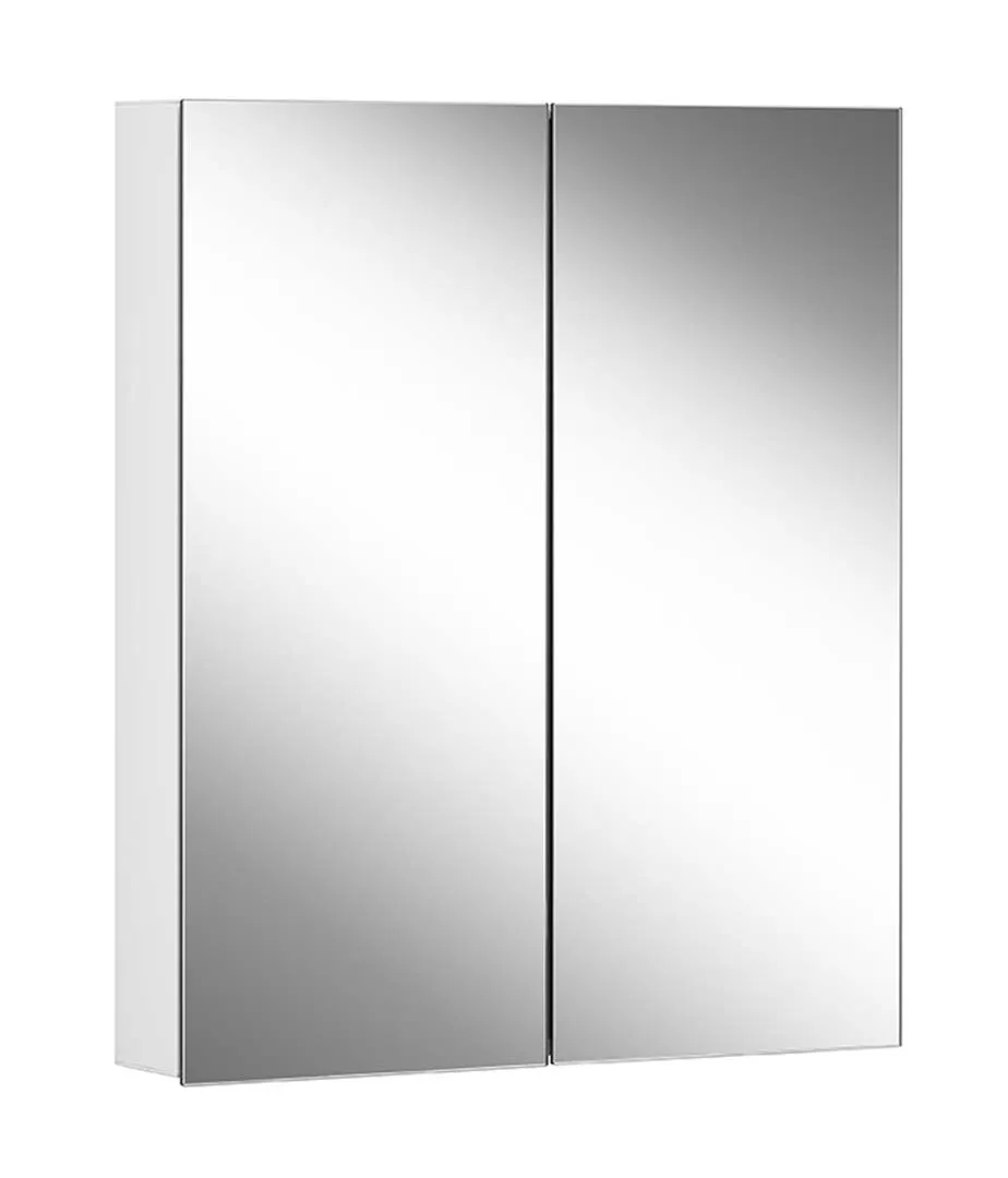 Spiegelschrank Schneider EASY ELC1 60/2/0/SD/L – Weißer Aluminiumkorpus (595 x 700 x 120 mm), Aufputz-/Unterputzmontage, IP44 Spiegelschrank Schneider EASY ELC1 60/2/0/SD/L – Weißer Aluminiumkorpus (595 x 700 x 120 mm), Aufputz-/Unterputzmontage, IP44