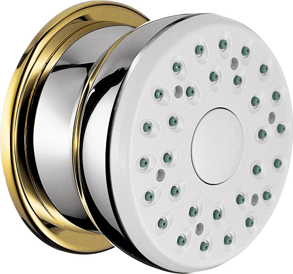 Hansgrohe Bodyvette Seitenbrause chrom, 60 mm Brausekopfgröße, verstellbarer Winkel, Rain Strahl, für Durchlauferhitzer geeignet Hansgrohe Bodyvette Seitenbrause chrom, 60 mm Brausekopfgröße, verstellbarer Winkel, Rain Strahl, für Durchlauferhitzer geeignet