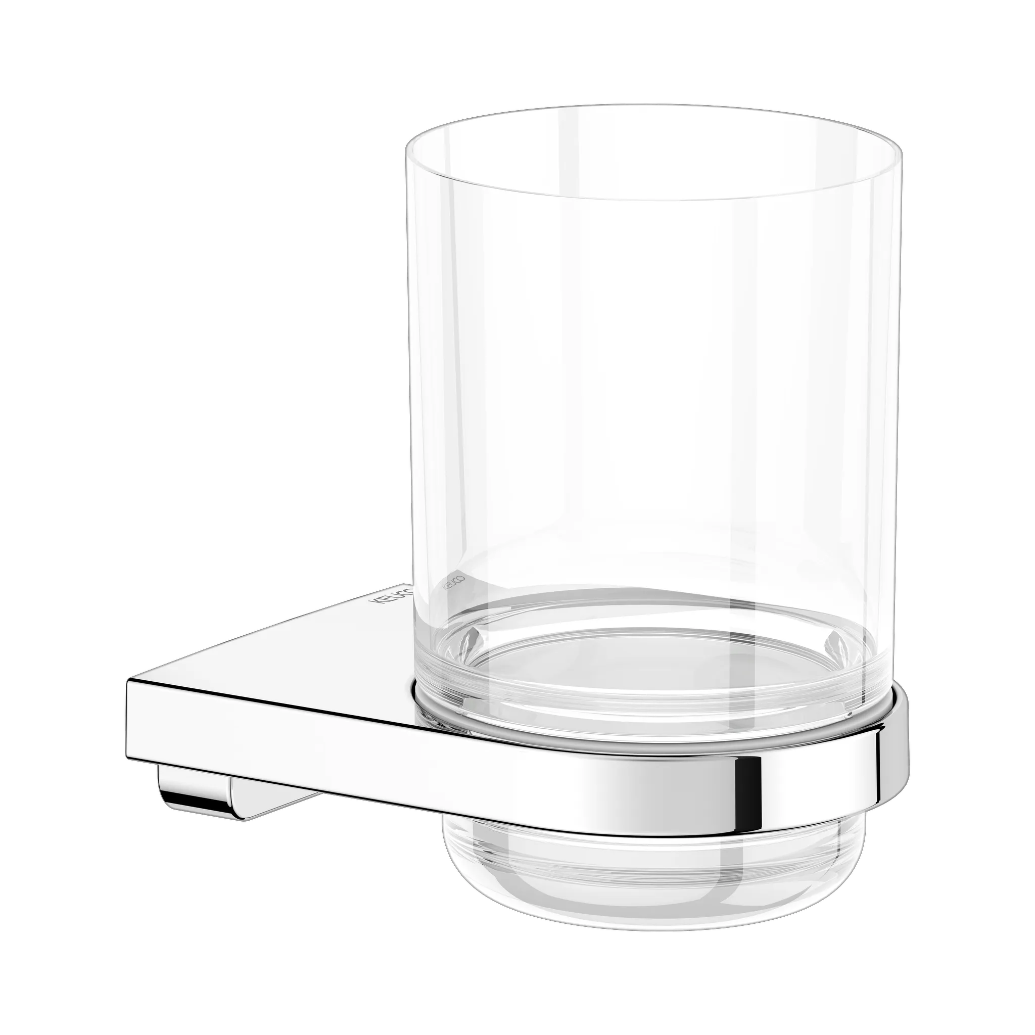 Collection Moll Glashalter mit Echtkristall-Glas verchromt