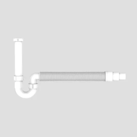 Rohrgeruchverschluss G1 1/2 × 40/50, flexibler Schlauch Rohrgeruchverschluss G1 1/2 × 40/50, flexibler Schlauch