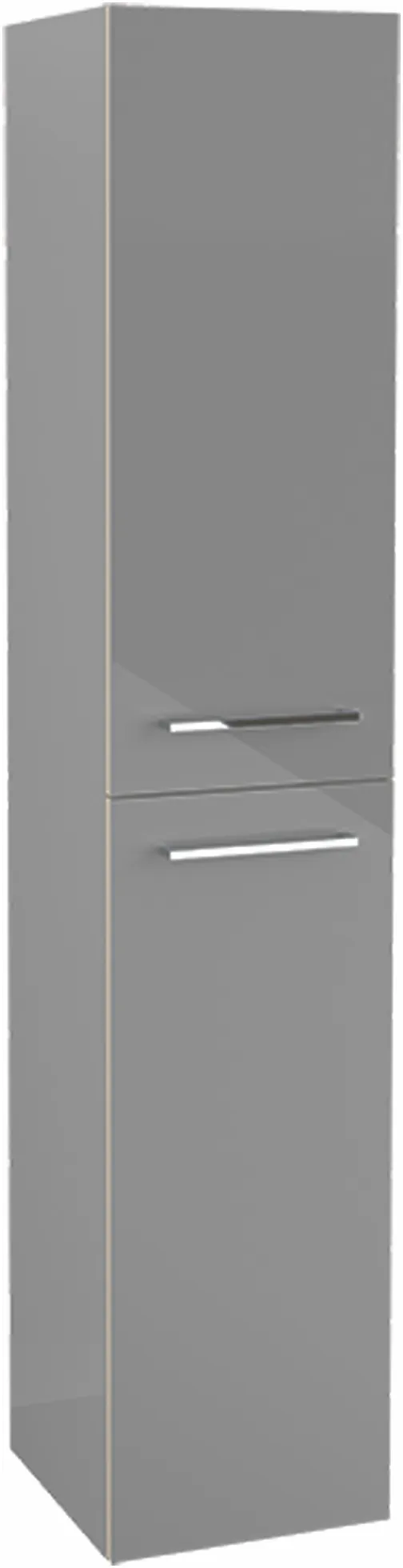 Villeroy & Boch Hochschrank „Avento“ 35 × 176 × 37,2 × 37,2 cm Brilliant White, Anschlag rechts, Soft Closing, 2 Türen