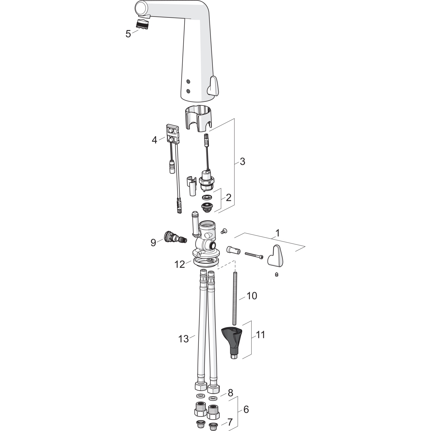 WT-Batt. HansaDESIGNO Style 5194 WT-Batt. HansaDESIGNO Style 5194