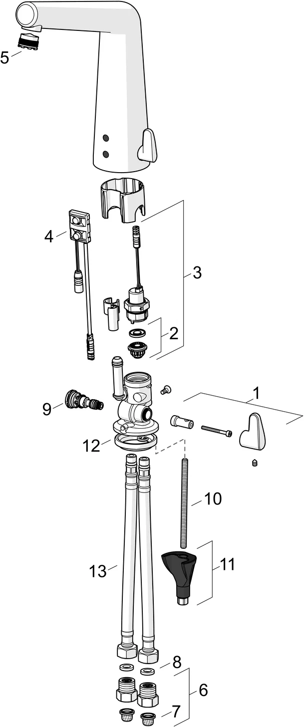 WT-Batt. HansaDESIGNO Style 5194 WT-Batt. HansaDESIGNO Style 5194