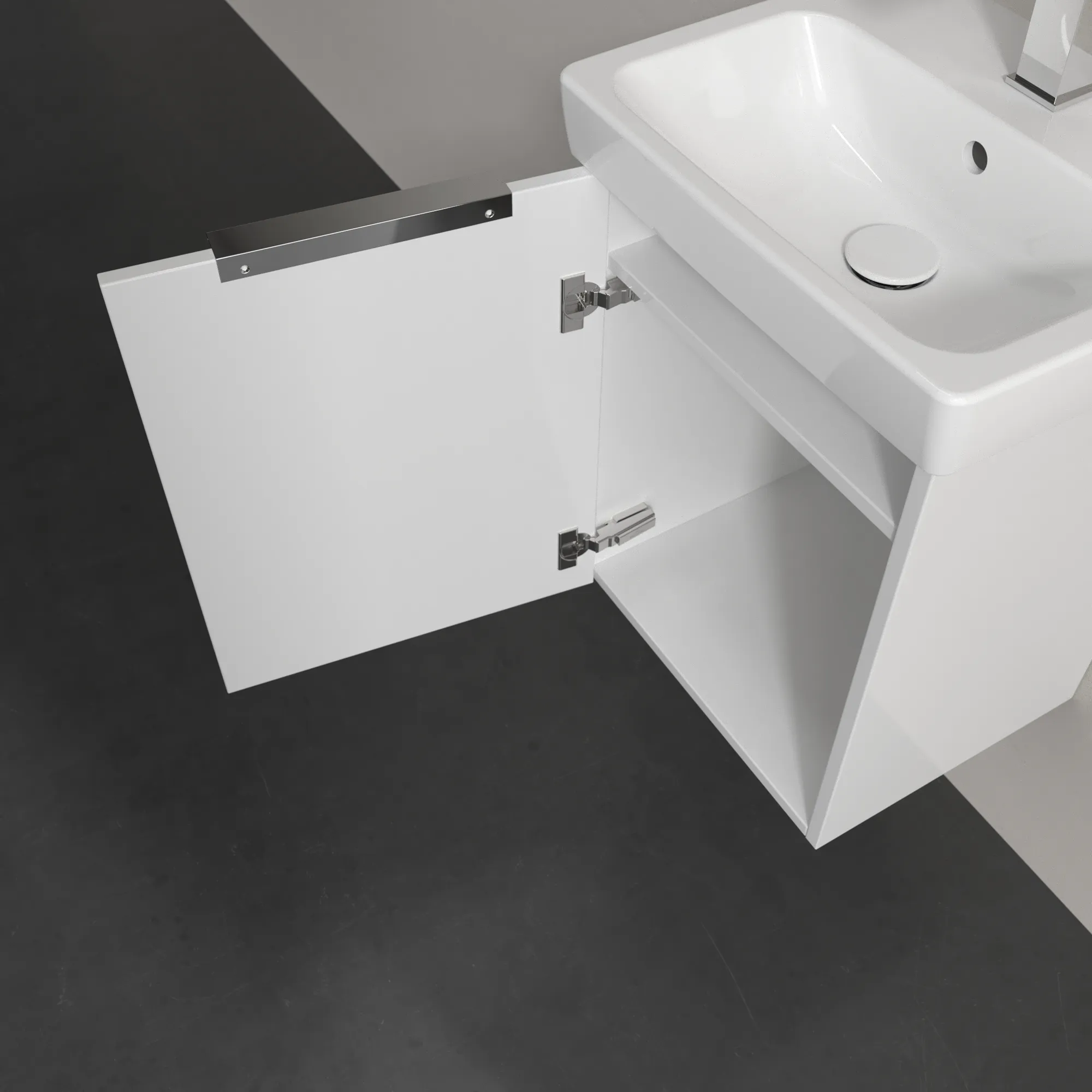 Villeroy & Boch Architectura Waschbeckenunterschrank B88200, 400x520x363 mm, 1 Tür, links
