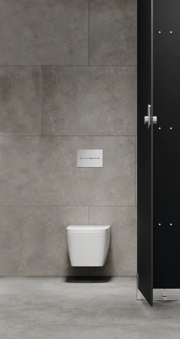 solid WC-Elektronik, 12 V-Netz, Chrom glänzend
