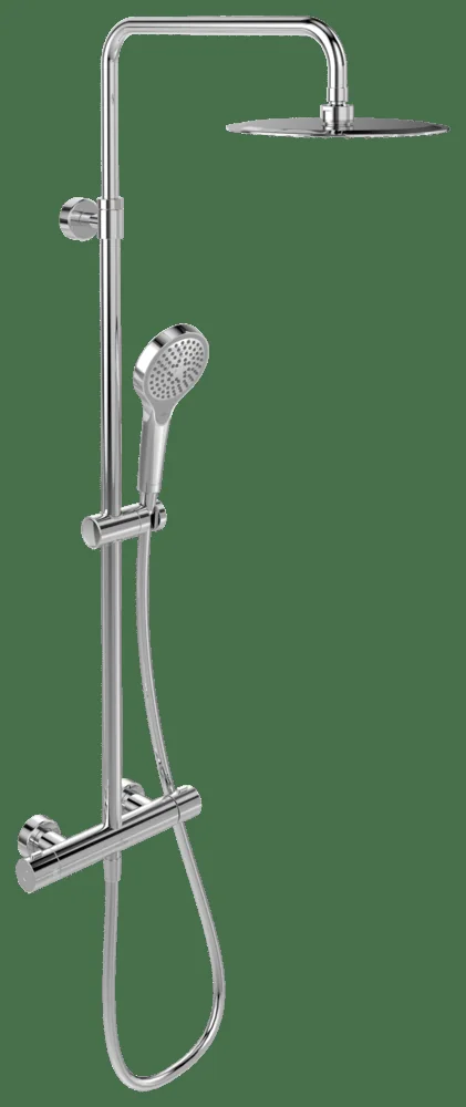 Villeroy & Boch Verve Showers Duschsystem TVS109005000 Wandmontage Chrom
