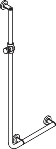 HEWI Haltegriff Ausführung rechts „System 900“ in Anthrazitgrau HEWI Haltegriff Ausführung rechts „System 900“ in Anthrazitgrau