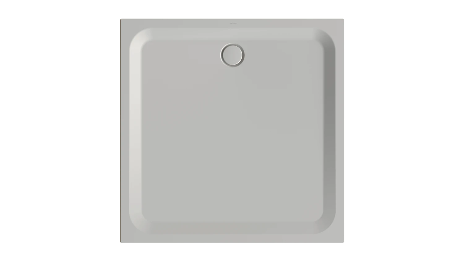 Bette quadrat Duschwanne „BetteUltra“ 1300 × 1300 mm ohne Oberflächenbeschichtung, ohne Oberflächenveredelung, ohne Wannenträger, in Dust