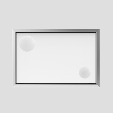 Sanit Betätigungsplatte „Swing“ 12,2 × 0,15 × 5,4 cm in weiß alpin