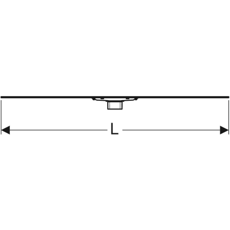 Geberit Duschrinne „CleanLine“ Modell 154458001 4 cm