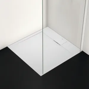 Ideal Standard Duschwanne „UltraFlatSi.life“ 80 × 80 cm in Carraraweiß