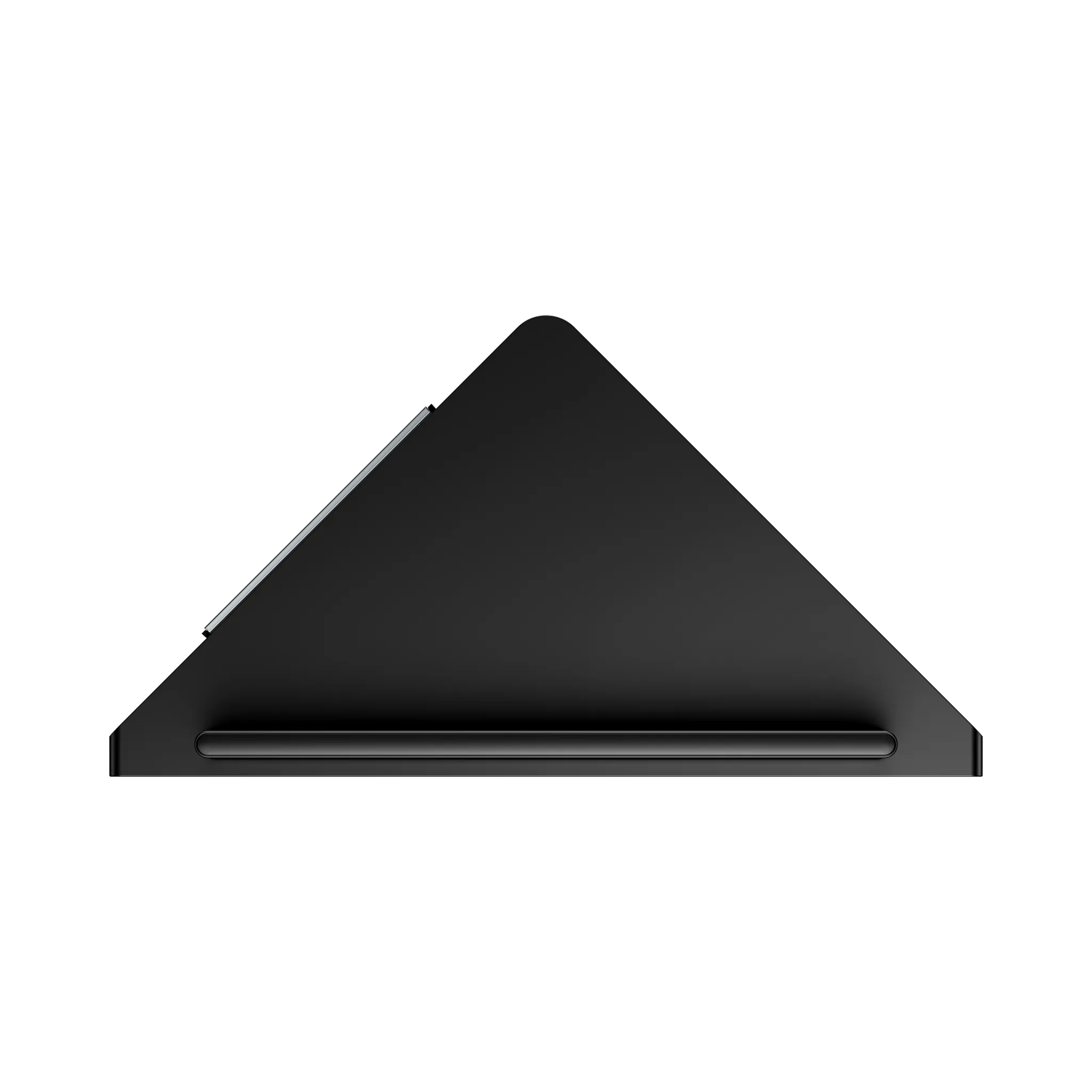 KEUCO AVENO Eckduschablage mit Glasabzieher schwarz matt KEUCO AVENO Eckduschablage mit Glasabzieher schwarz matt