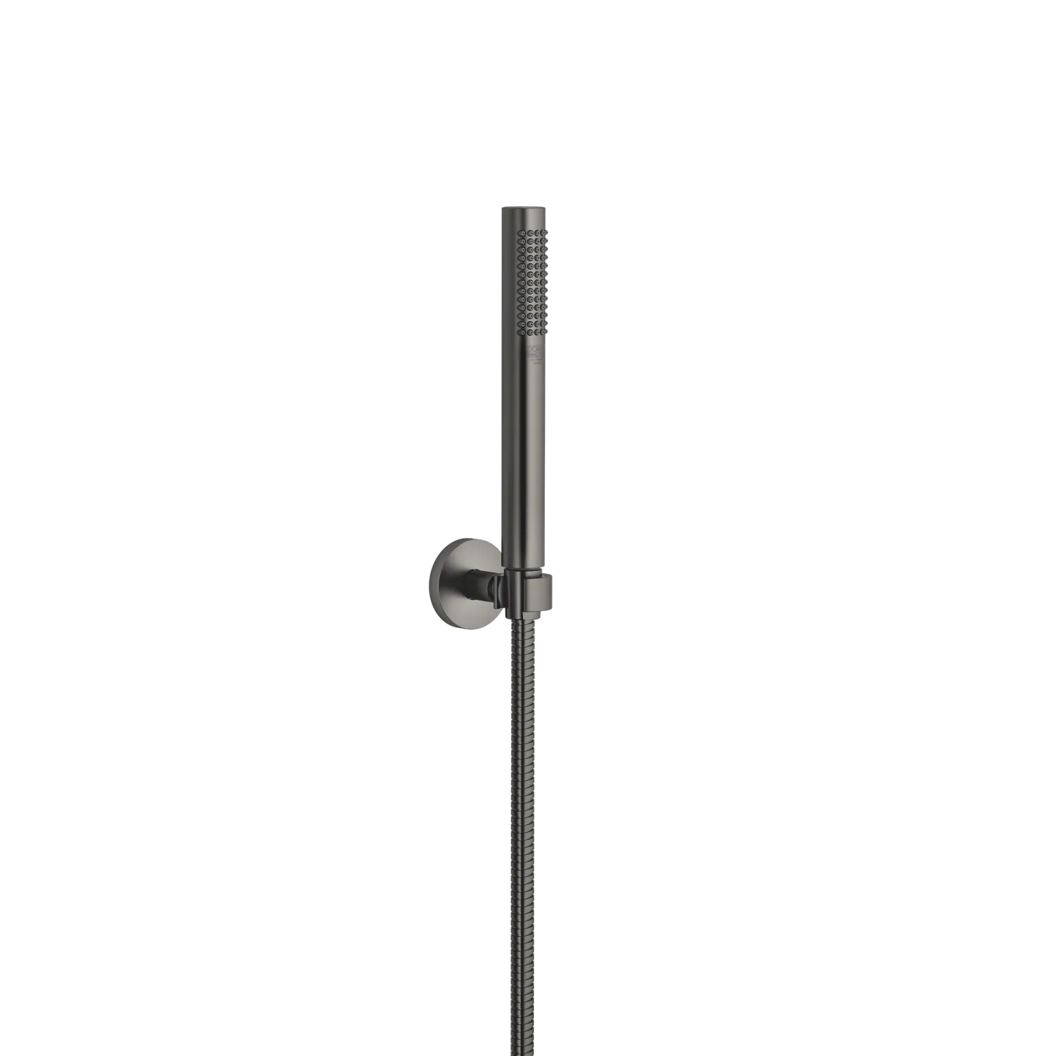 Dornbracht Schlauchbrausegarnitur META Dark Platinum gebürstet FlowReduce, Durchfluss max. 6,8 l/min bei 3 Bar, mit Antikalk-System und