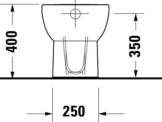 Stand-Tiefspül-WC „No.1“ 37 × 40 × 56 cm