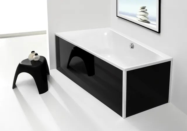 Hoesch Badewanne „Largo“ rechteck 180 × 80 cm in Weiß