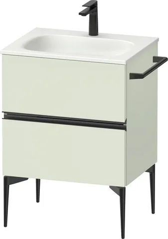 Duravit Waschtischunterschrank „Sivida“ 61 × 59,2 × 47,7 cm Blassgrün Matt