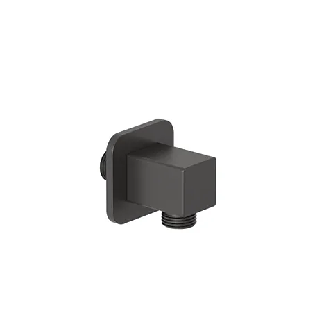 Kludi A-QA Wandanschlussbogen softedge Mattschwarz, DN 15, Messing verchromt, Ausladung 48 mm Kludi A-QA Wandanschlussbogen softedge Mattschwarz, DN 15, Messing verchromt, Ausladung 48 mm